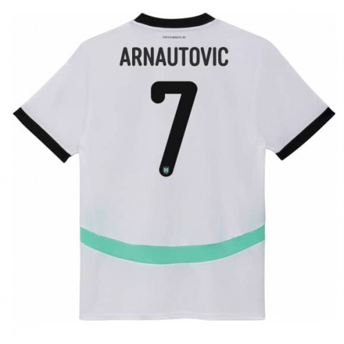 Maglia Calcio Austria Marko Arnautovic #7 Seconda Divisa Donna Europei 2024 Manica Corta